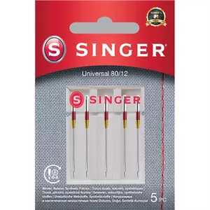 Singer universālā adata 80/12 5PK austiem audumiem