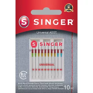 Singer universālās adatas ASST 10PK austiem audumiem