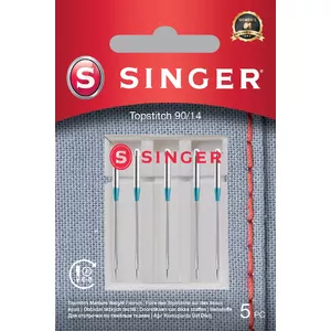 Singer Topstitch adata 90/14 5PK metālisks diegs