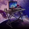 Spēļu galds Techly ar leņķa ergonomisko malu melns Photo 6