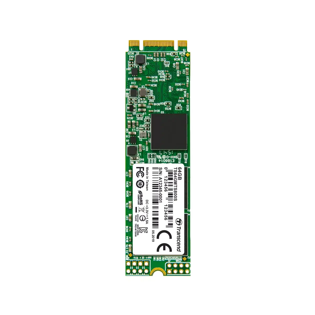 SSD Transcend 64GB TS64GMTS800S Photo 2