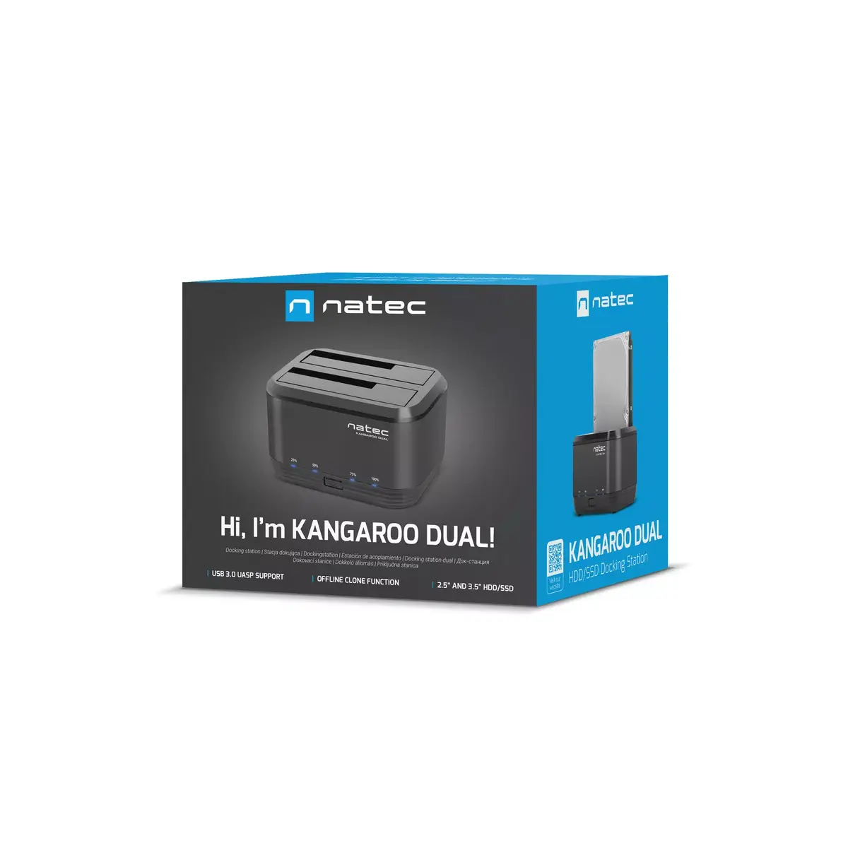 External Hard Drive NATEC Kangaroo Dual USB 3.2 Gen 1 Photo 7