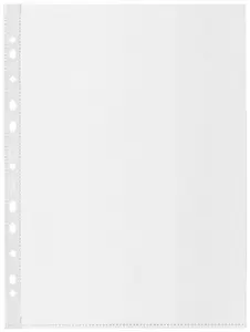 Esselte Recycle Pocket A4 Transparent Polypropylene Document Pocket 0.07 mm 100-Pack