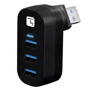 USB Hub Techly IUSB3-HUB3-ROTB