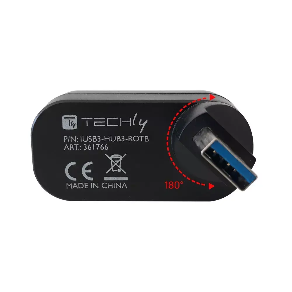 USB Hub Techly IUSB3-HUB3-ROTB Photo 5