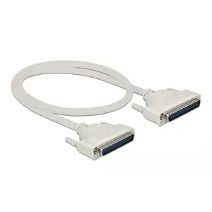Serial cable DELOCK 86911, D-Sub 37-pin to D-Sub 37-pin, beige, 0.5 m