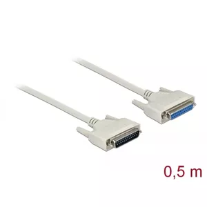 Серийный кабель DeLOCK 86907 бежевый 0.5м D-Sub 25 Pin