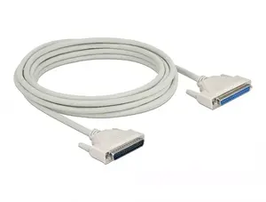 Serial cable DELOCK 86885 — D-Sub 37-pin beige, 5 m length