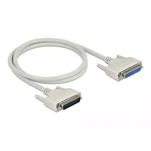 Serial Cable DeLOCK 83205 Beige 1 m D-Sub 25 Pin