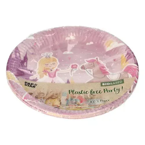 Papstar disposable round cardboard plate 88583 — 23 cm Photo 2