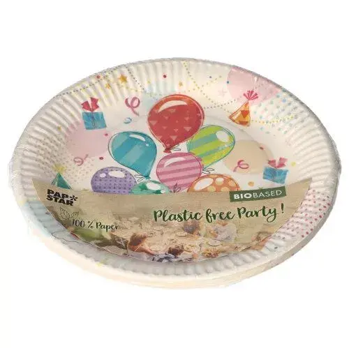 Papstar 88582 disposable cardboard plate 23 cm Photo 3