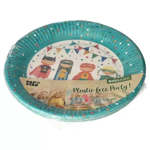 Papstar 88576 disposable cardboard plate 23 cm Photo 2