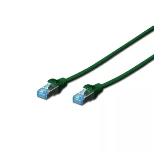 Network Cable Digitus CAT 5e SF/UTP 1m Green RJ-45
