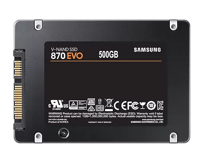 SSD диск Samsung 870 EVO 500 ГБ MZ-77E500BW Photo 2