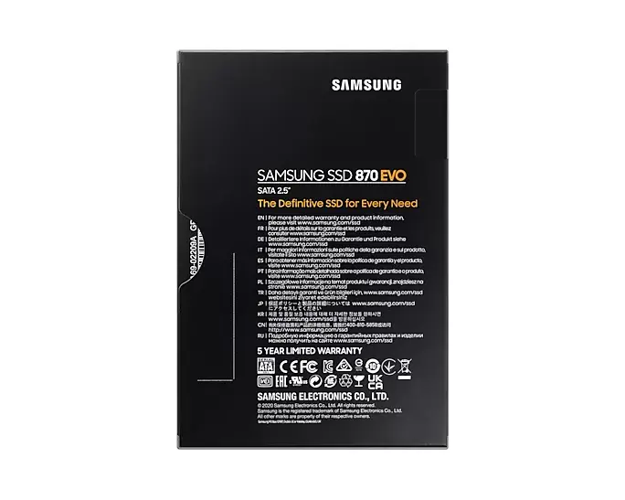 SSD диск Samsung 870 EVO 500 ГБ MZ-77E500BW Photo 7