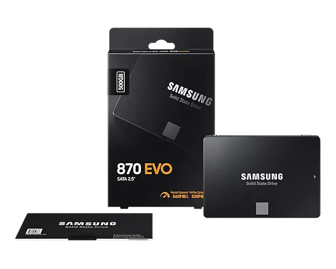 SSD диск Samsung 870 EVO 500 ГБ MZ-77E500BW Photo 13