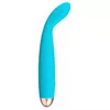 Вибратор Cuties Silicone Blue — маленький USB‑заряжаемый Photo 2
