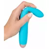 Вибратор Cuties Silicone Blue — маленький USB‑заряжаемый Photo 5