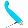 Вибратор Cuties Silicone Blue — маленький USB‑заряжаемый Photo 6