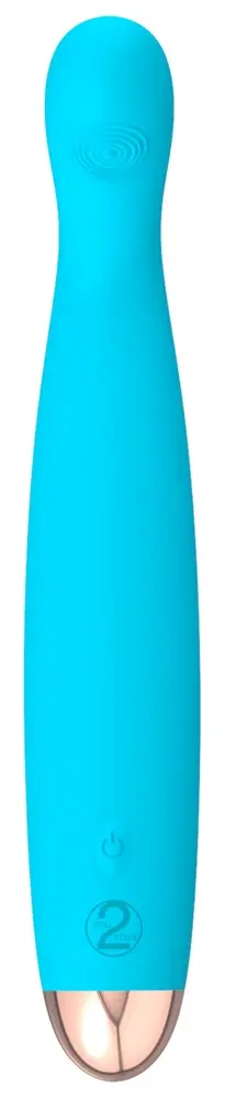 Vibrator Cuties Silicone Blue — small USB rechargeable Photo 3