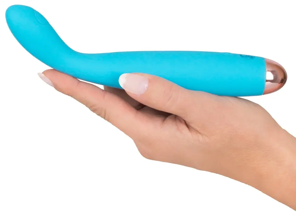 Vibrator Cuties Silicone Blue — small USB rechargeable Photo 4