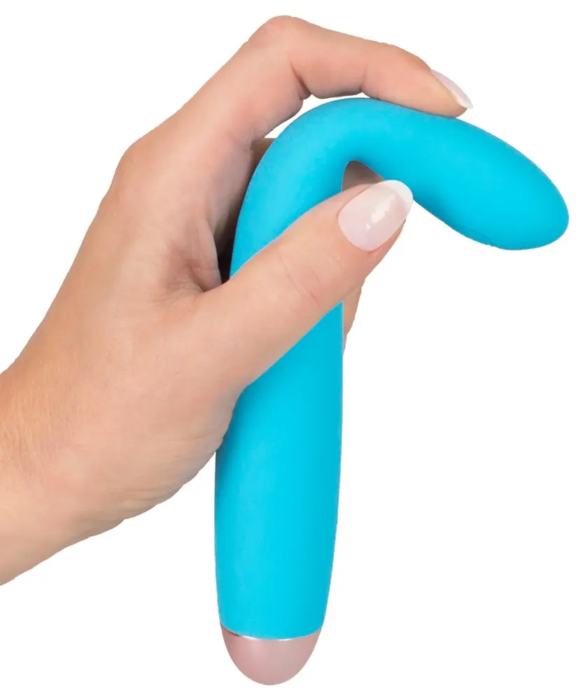 Vibrator Cuties Silicone Blue — small USB rechargeable Photo 5