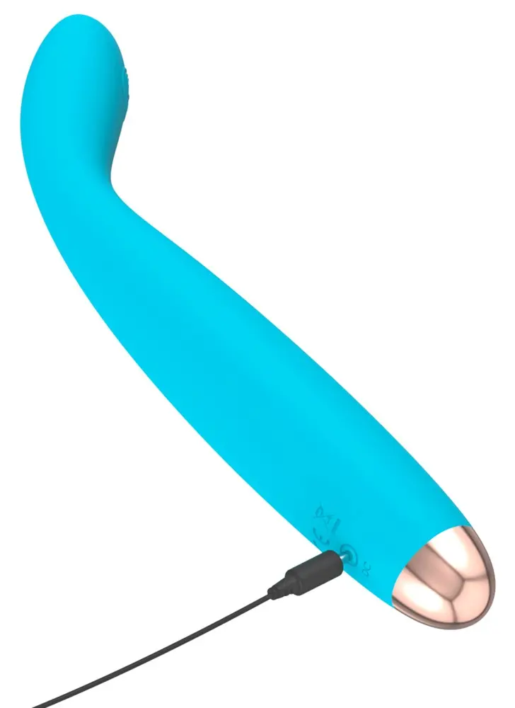 Vibrator Cuties Silicone Blue — small USB rechargeable Photo 6