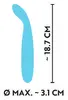 Vibrator Cuties Silicone Blue — small USB rechargeable Photo 8