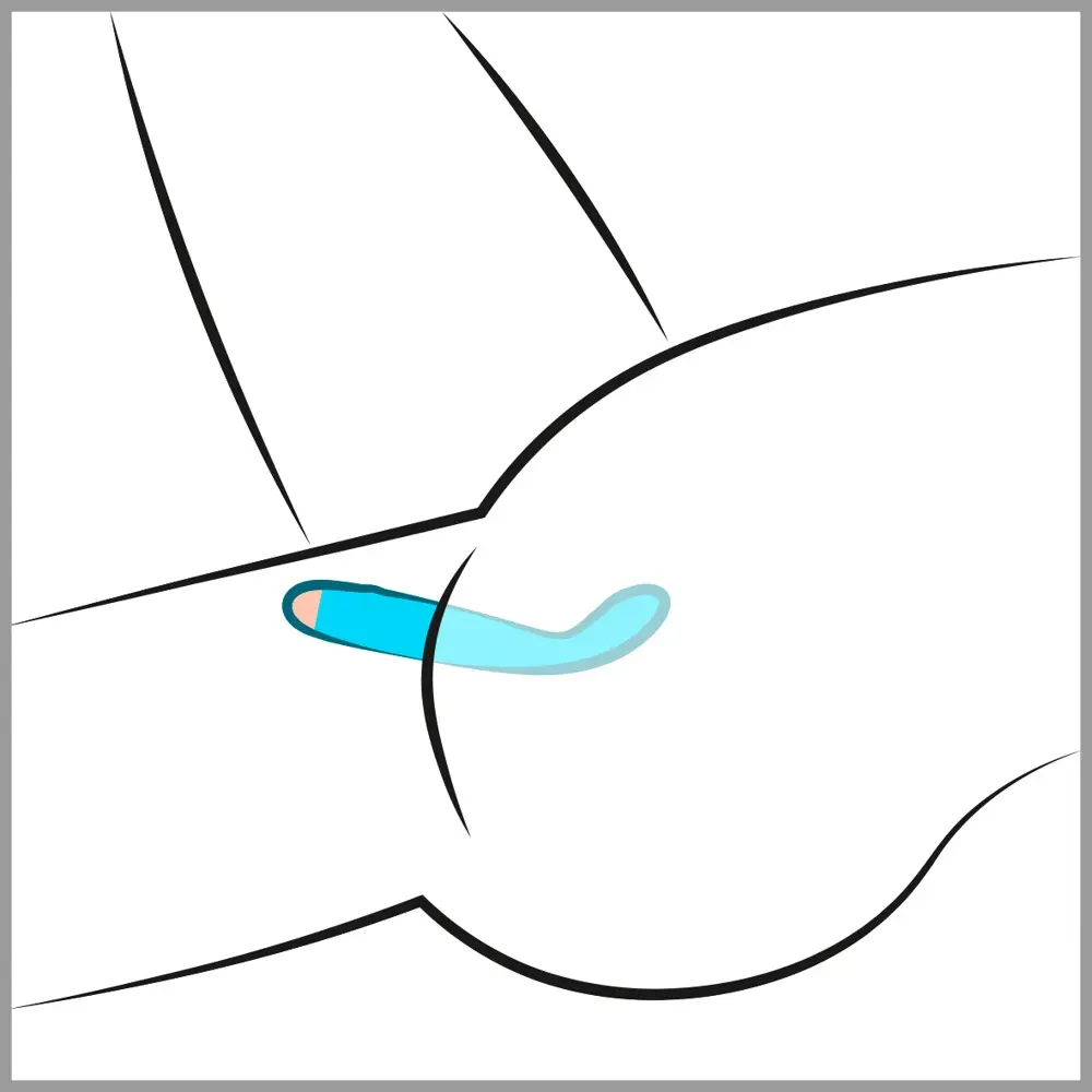 Vibrator Cuties Silicone Blue — small USB rechargeable Photo 9
