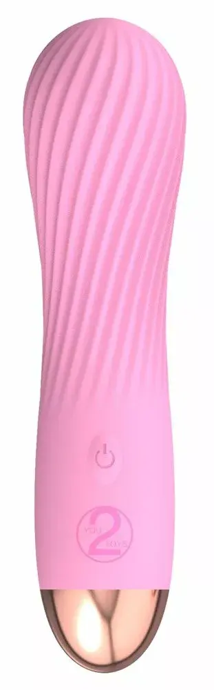 Мини‑вибратор Cuties Silicone Rose — 12,5 см, USB Photo 2