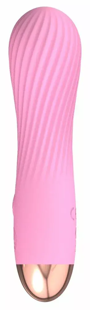 Мини‑вибратор Cuties Silicone Rose — 12,5 см, USB Photo 3