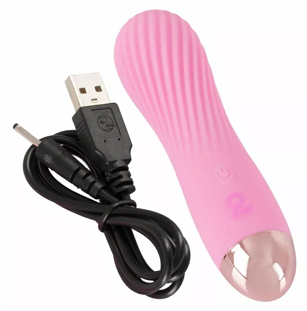 Мини‑вибратор Cuties Silicone Rose — 12,5 см, USB Photo 6