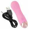 Мини‑вибратор Cuties Silicone Rose — 12,5 см, USB Photo 6