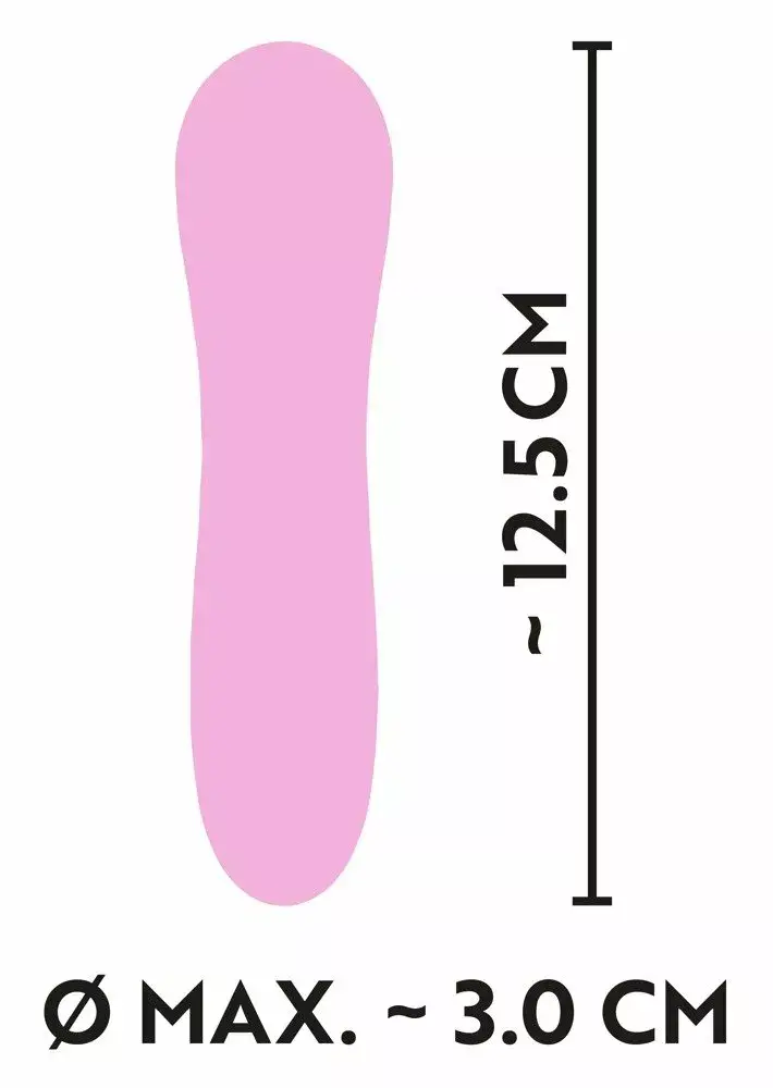 Мини‑вибратор Cuties Silicone Rose — 12,5 см, USB Photo 7