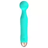 Мини-вибратор Cuties Silicone Green — 17,2 см, 7 режимов Photo 2
