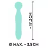 Мини-вибратор Cuties Silicone Green — 17,2 см, 7 режимов Photo 8