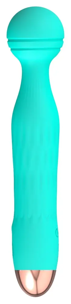 Mini vibrator Cuties Silicone Green — 17.2 cm, 7 modes Photo 3