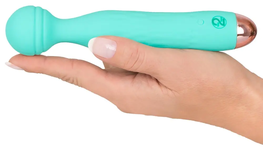 Mini vibrator Cuties Silicone Green — 17.2 cm, 7 modes Photo 4
