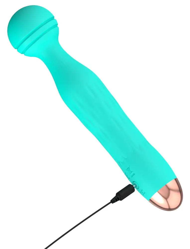 Mini vibrator Cuties Silicone Green — 17.2 cm, 7 modes Photo 6