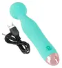 Mini vibrator Cuties Silicone Green — 17.2 cm, 7 modes Photo 7