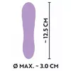 Мини-вибратор Cuties силиконовый фиолетовый — 12,5 см Photo 6