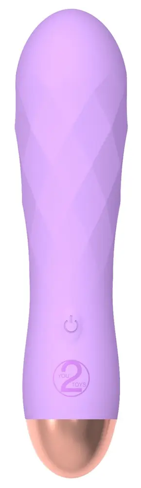 Мини-вибратор Cuties силиконовый фиолетовый — 12,5 см Photo 2