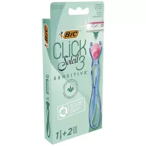 BIC sistēmas skuvekļi SOLEIL CLICK Sensitive (1+2 gab.)