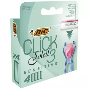 BIC skūšanās galviņas SOLEIL CLICK SENSITIVE (4 gab.)