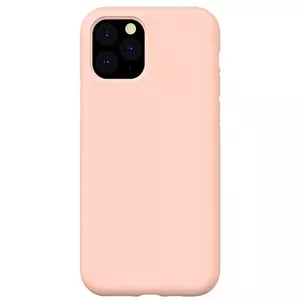 Evelatus mīksts silikona maciņš Samsung Galaxy S21 — sand powder krāsa, soft-touch pārklājums