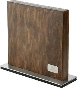 Knife block Zassenhaus 78091 ash wood magnetic — countertop knife storage with integrated magnetic holder
