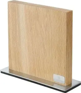 Knife Block Zassenhaus 78084 Oak Wood Magnetic — magnetic oak knife holder