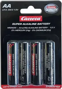 Alkaline AAA batteries CARRERA 370600102 — pack of 8