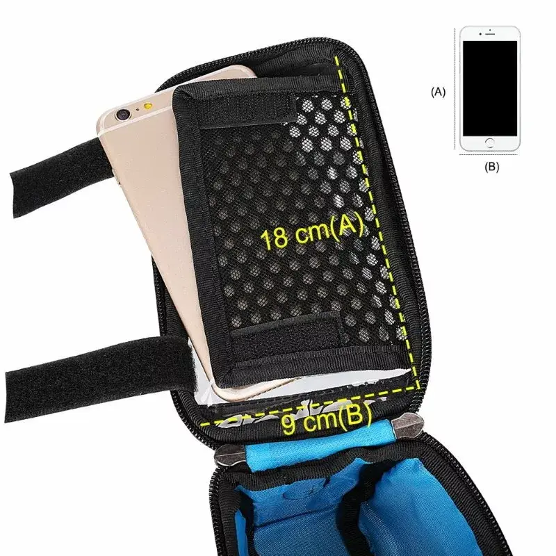 Bicycle Front Frame Bag Wozy WO6BK Photo 6