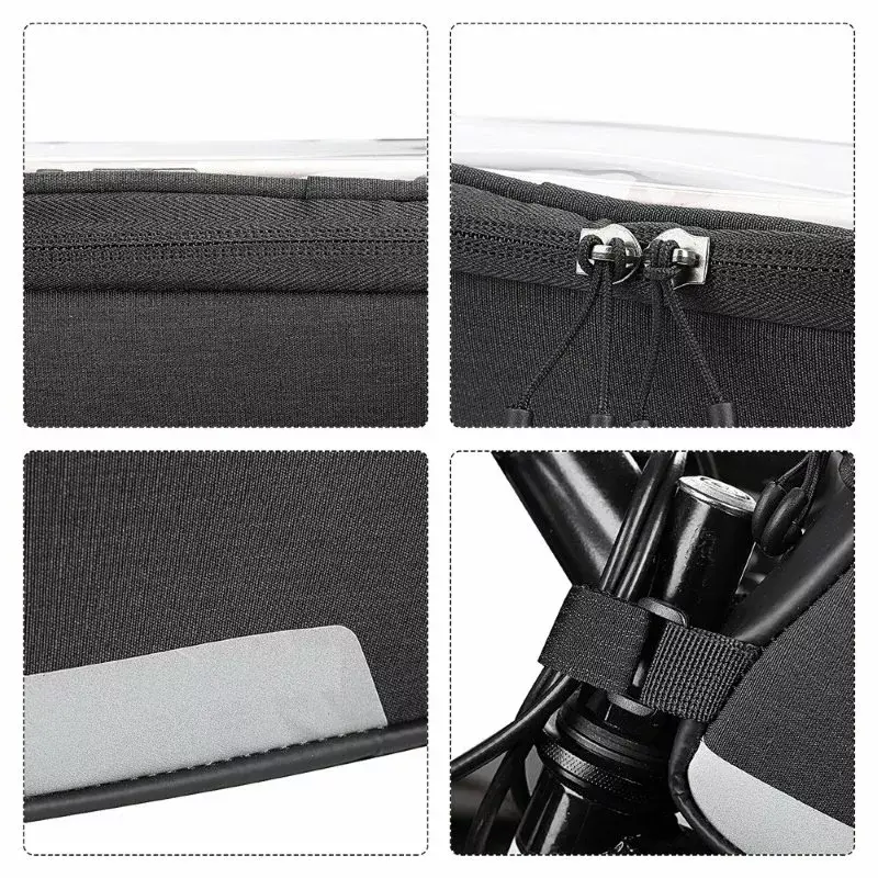 Bicycle Front Frame Bag Wozy WO6BK Photo 7